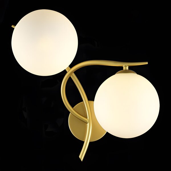Toolight Rea, Nástěnné svítidlo LED G132-2W Gold, OSW-02606