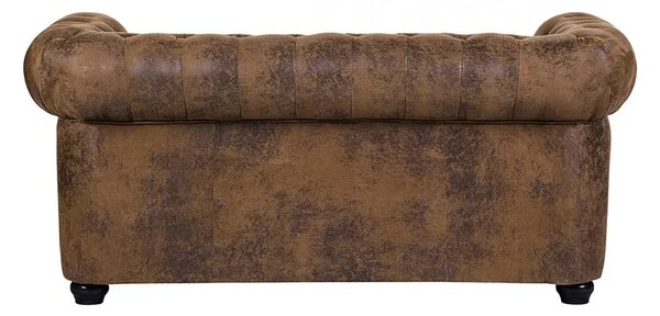 Chesterfield Bis Pohovka 2M pro dvě osoby hnědá