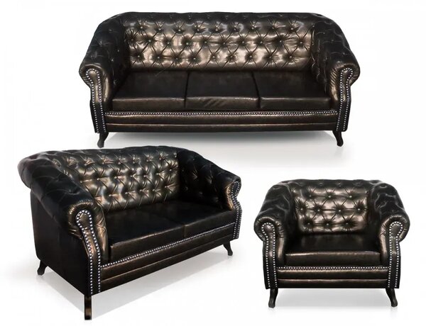 Bristol Antique Black pohovka 2M