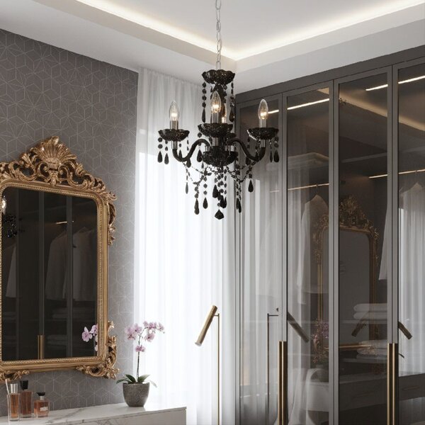 Toolight Rea, Stropní svítidlo EBT005-3CP BLACK, OSW-01240