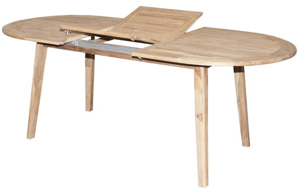 Doppler TECTONA - dřevěný rozkládací teakový stůl 150/200x95 cm - Zboží s drobnou vadou (N294)
