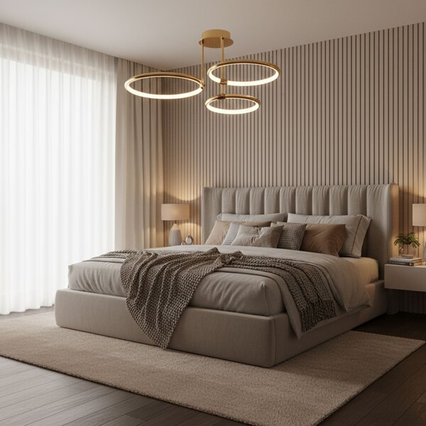 Toolight Rea, Stropní svítidlo G122-3C GOLD LED, OSW-02614