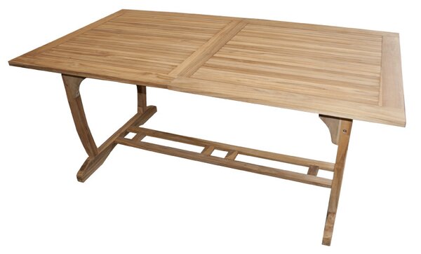 Doppler TECTONA - zahradní dřevěný rozkládací teakový stůl 180/240 x 100 cm - Zboží s drobnou vadou (N258)