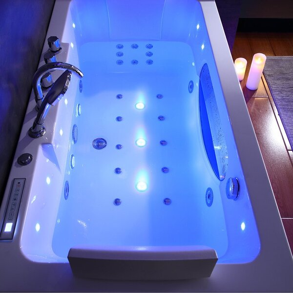 BPS-koupelny Hydromasážní vana HYD-IR933A-WH 150x84 BÍLÁ s ohřevem vody