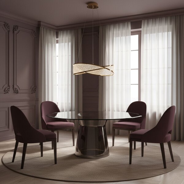 Toolight Rea, Stropní svítidlo G136-CP 50cm GOLD, OSW-02620