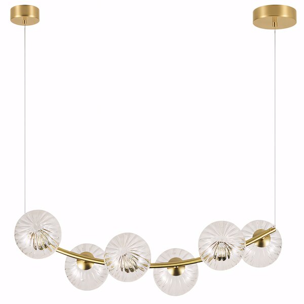 Toolight Rea, Stropní svítidlo G133-6CP Gold, OSW-02607