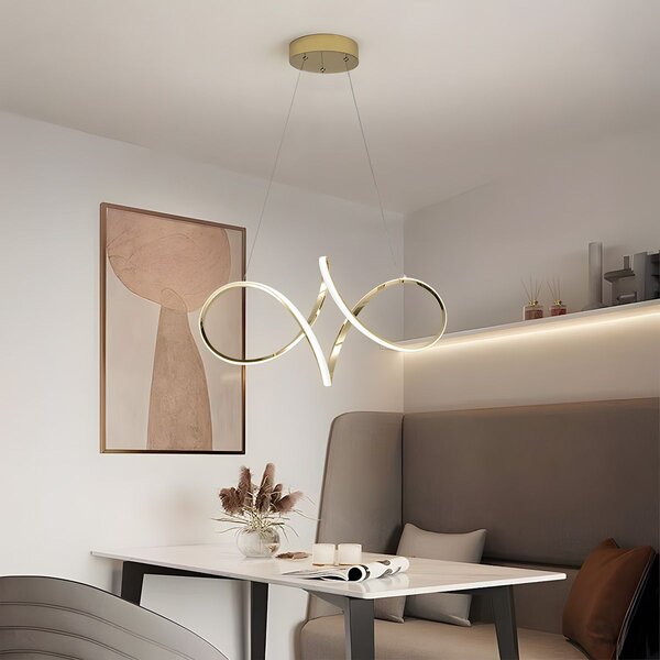 Toolight Rea, Závěsné LED svítidlo G081-1CP Gold, OSW-09740