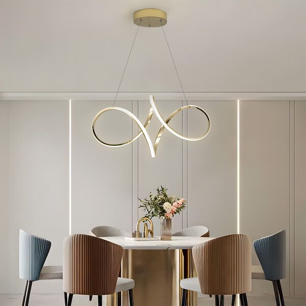 Toolight Rea, Závěsné LED svítidlo G081-1CP Gold, OSW-09740
