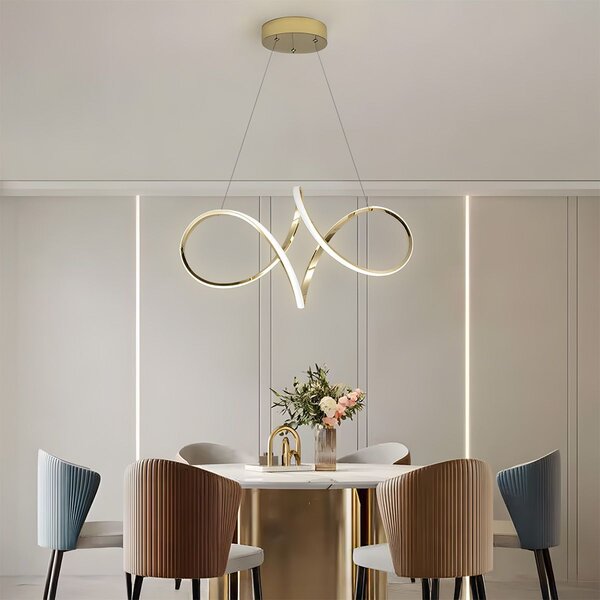 Toolight Rea, Závěsné LED svítidlo G081-1CP Gold, OSW-09740