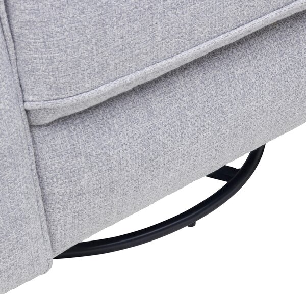 TELEVIZNÍ KŘESLO, textil, bílá Livetastic - TV křesla, Online Only