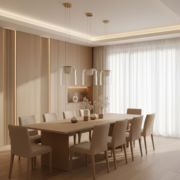Toolight Toolight, LED závěsné svítidlo 7W, 4000K, 1000lm, APP1689-1PC A, zlatá, OSW-04378