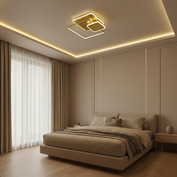 Toolight Stropní LED osvětlení APP1713-C zlaté