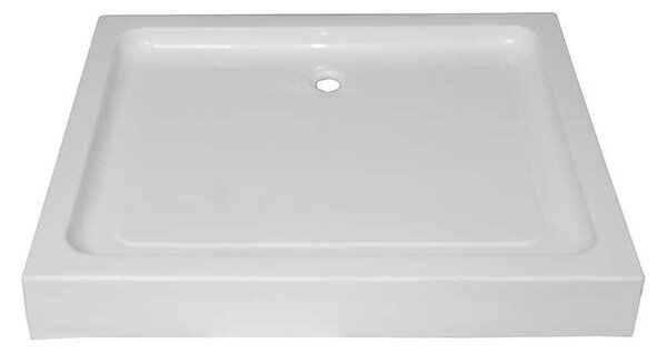 BPS-koupelny Obdélníkový sprchový kout HYD-OK12A 90x80 černá/transparent + vanička HYD-OSV-SXL03B bílá