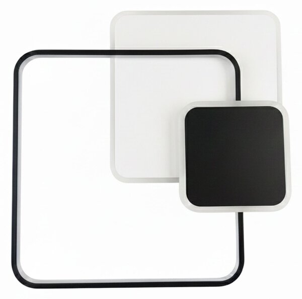 Toolight Toolight, LED stropní svítidlo + dálkové ovládání, APP1712-C, černá matná, OSW-04041
