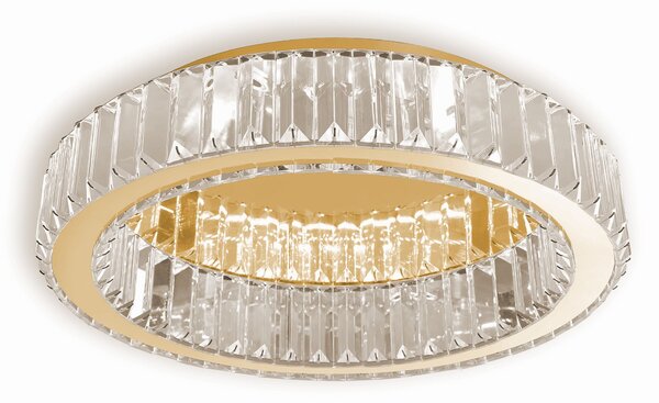 Toolight Stropní LED osvětlení Crystal Modern D1 APP1719-C 40 cm zlaté