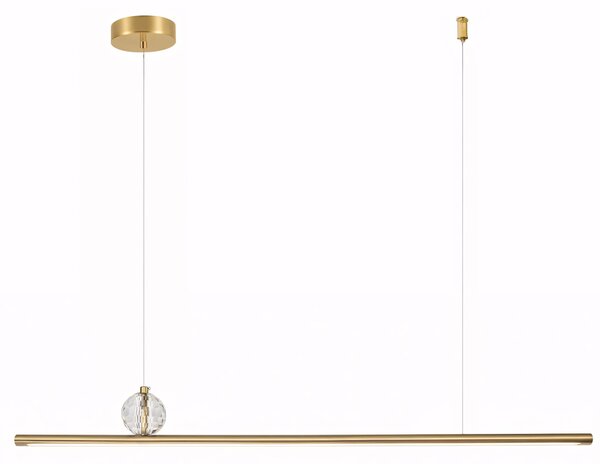 Toolight Toolight, LED stropní svítidlo 90cm, APP1778-CP, zlatá matná, OSW-04056