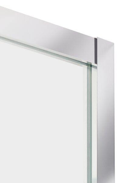 Sprcha JUKATAN 80 x 80 x 185 cm Stříbrná