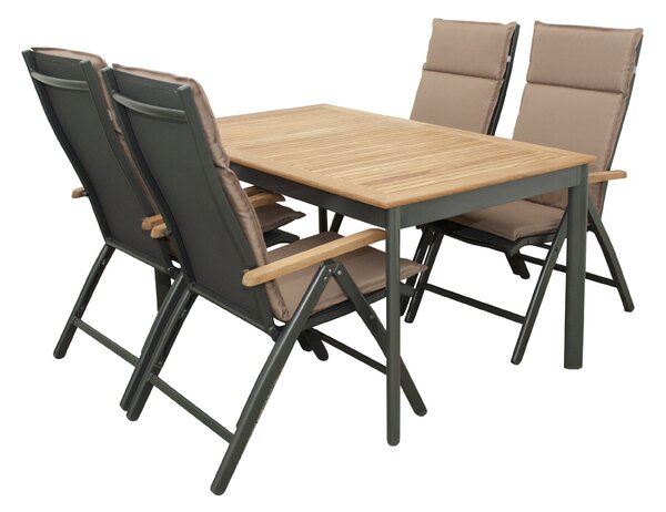 Doppler CONCEPT TEAK FSC® polohovací zahradní křeslo