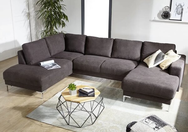 Milano Brownish Grey: Rohová sedací souprava do U