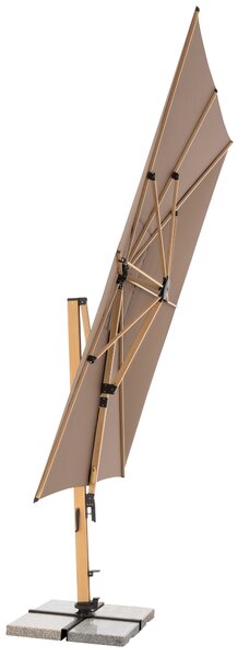 Doppler ALU WOOD XL 400 x 300 cm hnědá Doppler