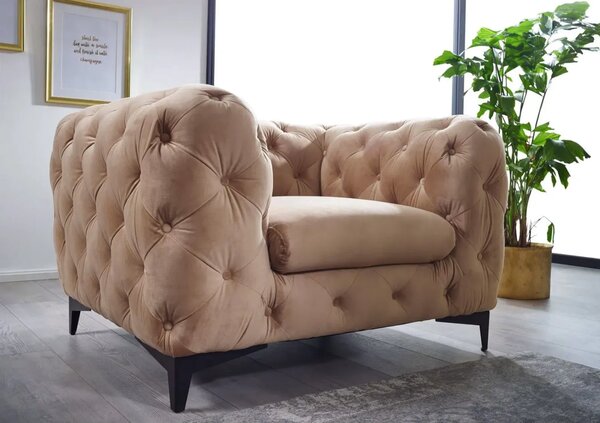 Chelsea: Křeslo 1M dark beige