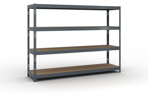 Policový regál 1+1 ZDARMA, 1853x2400x600 mm, nosnost 450 kg