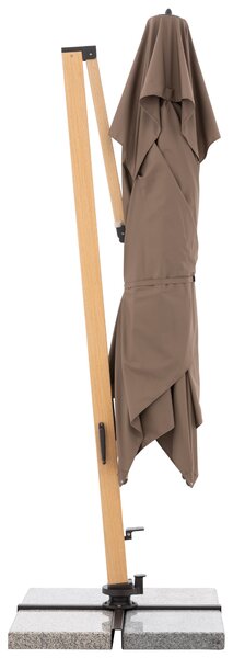 Doppler ALU WOOD XL 400 x 300 cm hnědá Doppler