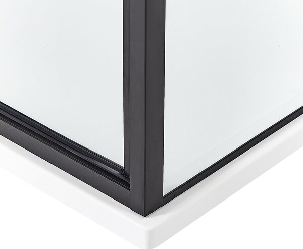 Sprcha DARLI 70 x 70 x 185 cm Černá