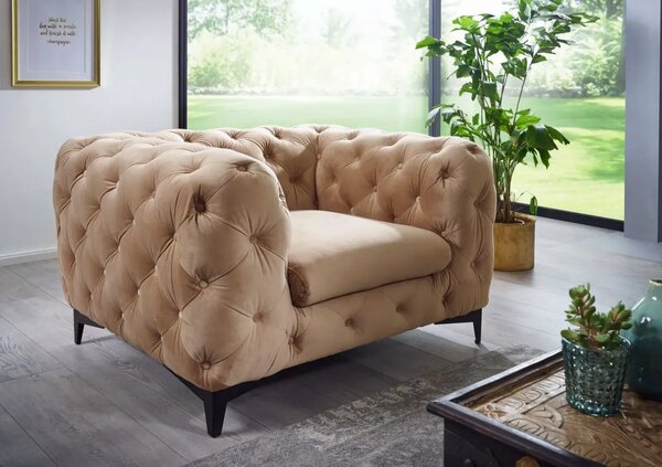Chelsea: Křeslo 1M dark beige