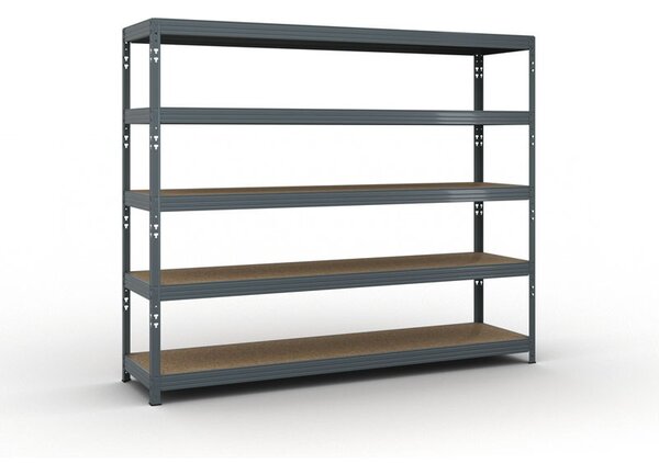Policový regál 1+1 ZDARMA, 2000x2400x600 mm, nosnost 450 kg