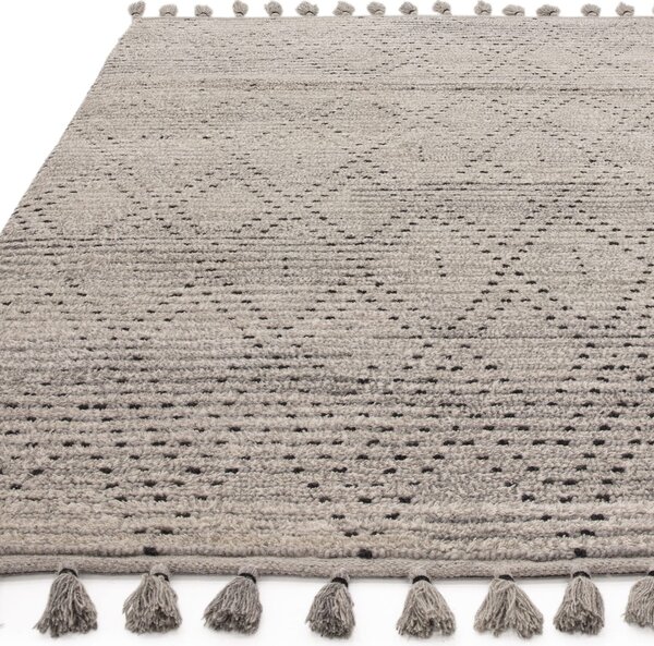 Tribeca Design Kusový koberec Livan Grey Black Diamond Rozměry: 120x170 cm