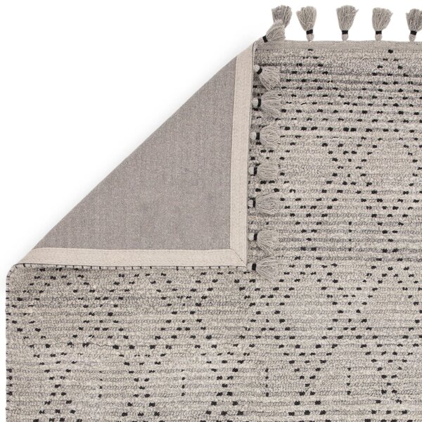 Tribeca Design Kusový koberec Livan Grey Black Diamond Rozměry: 120x170 cm