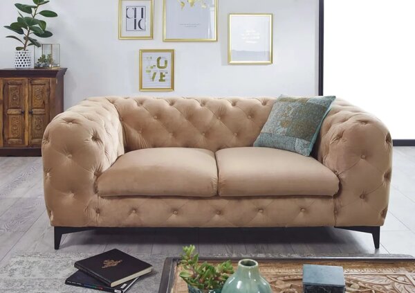 Chelsea: Pohovka 2M dark beige