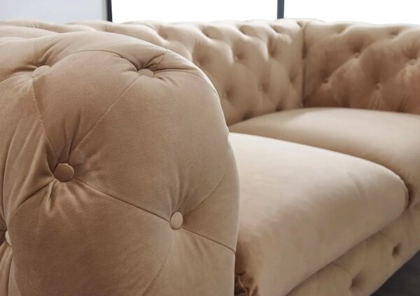 Chelsea: Pohovka 2M dark beige