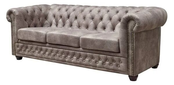 Chesterfield Oxford: Pohovka 3M Silver