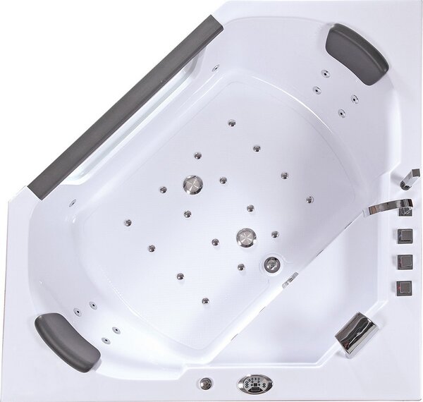 BPS-koupelny Hydromasážní vana HYD-VE643 155x155 bez ohřevu vody