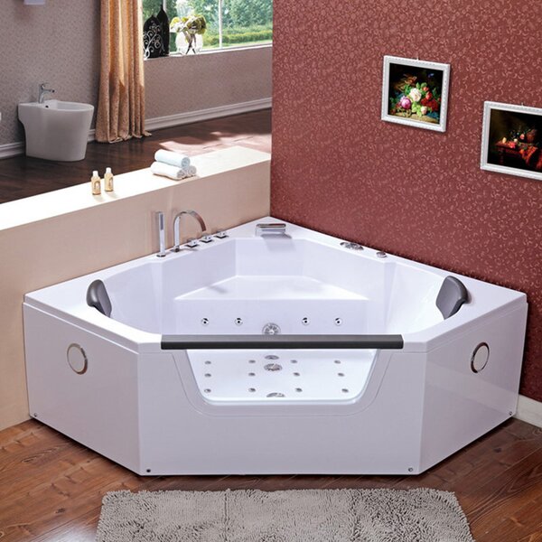 BPS-koupelny Hydromasážní vana HYD-VE643 155x155 bez ohřevu vody