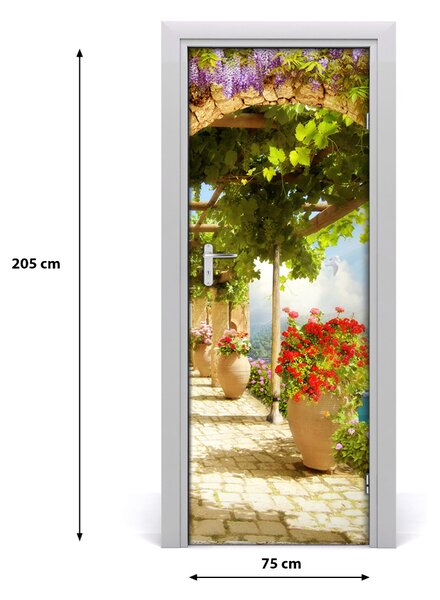 Fototapeta samolepící na dveře digitální freska 75x205 cm