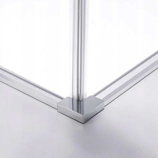BPS-koupelny Čtvercový sprchový kout HYD-SK90B 90x90 chrom/transparent - bez vaničky