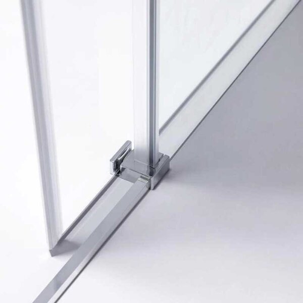 BPS-koupelny Čtvercový sprchový kout HYD-SK90B 90x90 chrom/transparent - bez vaničky