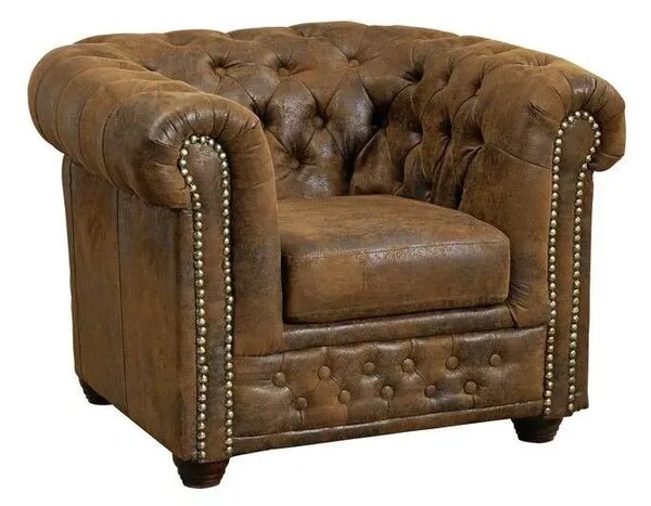 Chesterfield Oxford: Křeslo 1M Brown