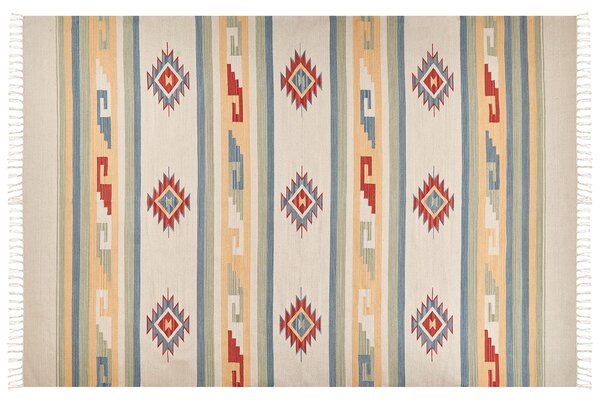 Bavlněný kelimový koberec 200 x 300 cm vícebarevný APARAN