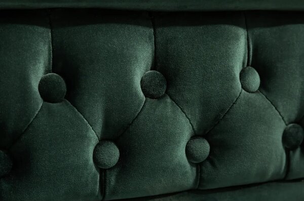 Chesterfield Oxford: Křeslo 1M dark green forest