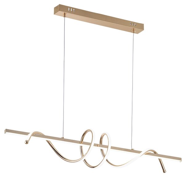 Toolight Toolight, LED závěsné svítidlo 100cm, 70W, 4500lm, G065-CP, zlatá, OSW-08698
