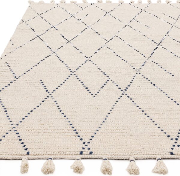 Tribeca Design Kusový koberec Livan Cream Blue Linear Rozměry: 120x170 cm