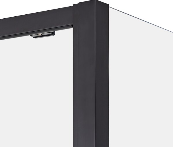 Sprcha YORO 80 x 100 x 185 cm Černá