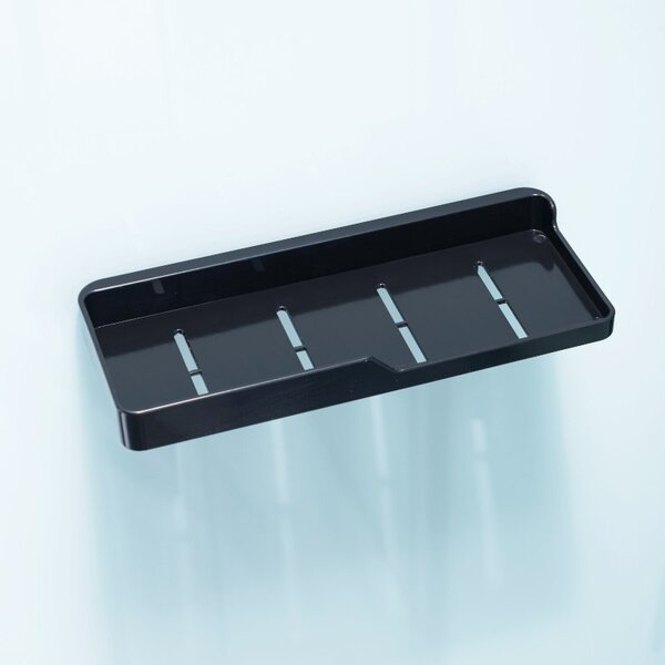 BPS-koupelny Hydromasážní box HYD-AL100 levý, 100x80 cm, černá/transparent