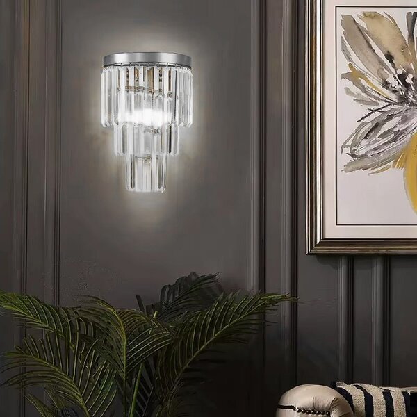 Toolight Rea, Nástěnné svítidlo APP1536-1W Chrome, OSW-06162