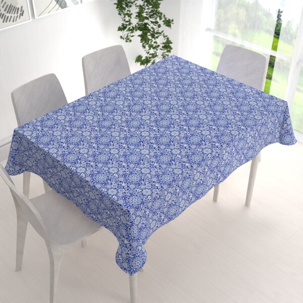 Biante Dekorační obdélníkový ubrus PML-100 Modro-bílý lidový ornament 50x100 cm
