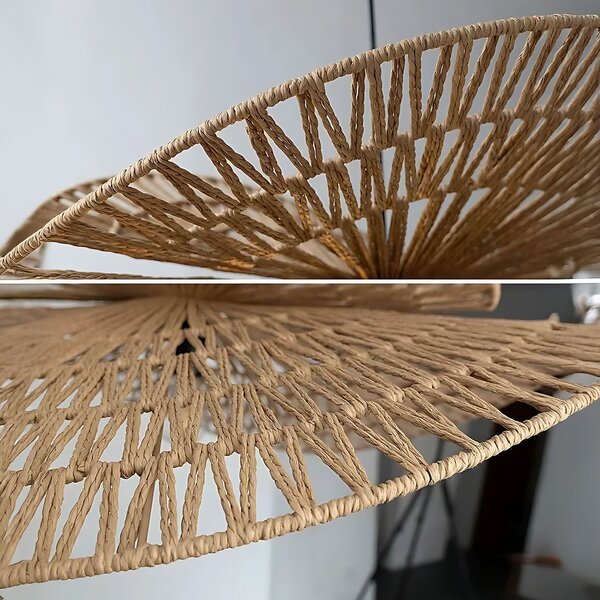 Toolight Toolight, závěsné svítidlo BOHO 50cm, 1xE27, APP1737-1CP, přírodní hnědá-černá, OSW-06060